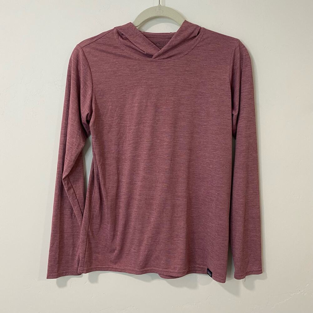 Patagonia Women's Capilene Cool Daily Hoody Pullover Pink Small UPF Fishing Sun